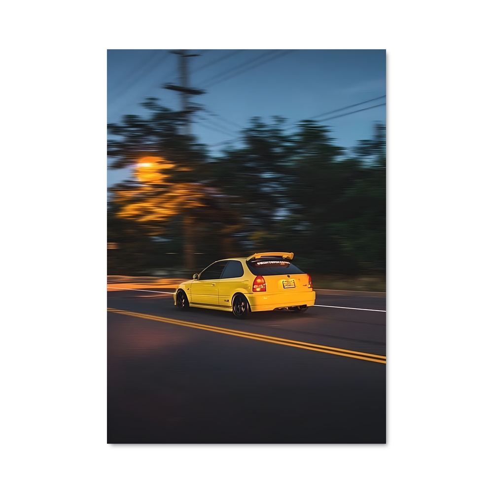 Poster Civic type phares